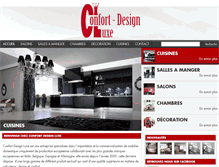 Tablet Screenshot of confortdesignluxe.com